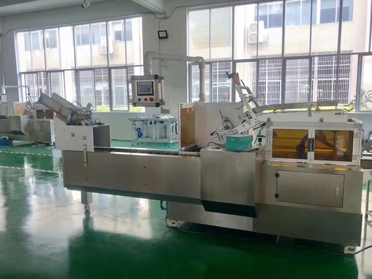 बॉटम बकल ऑटोमैटिक बॉक्स पैकिंग मशीन 1kw बॉक्स फिलिंग मशीन